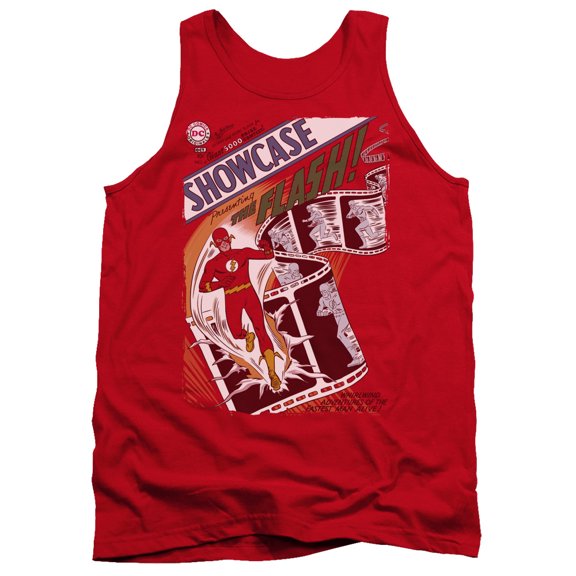 JLA Justice League Showcase #4 Cover Adult Tank Top Red