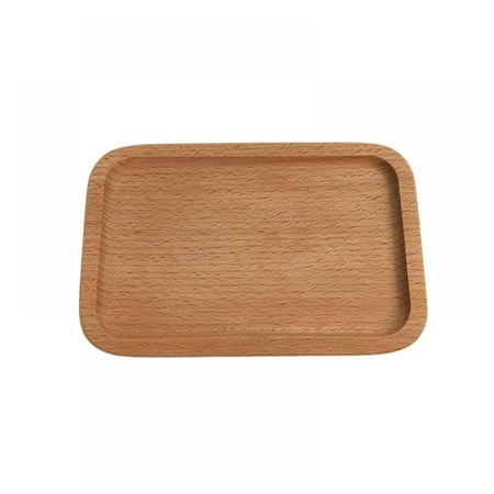 

Mini Serving Tray Rectangular Wood Natural Dessert Tray Without Paint Small Wooden Cheese Plate Tableware Decorative Tray