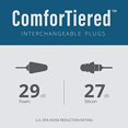 thumbnail image 2 of Plugfones Guardian In-Ear Earplug Earbud Hybrid - Noise Reduction In-Ear Headphones (Black), 2 of 9