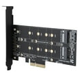 thumbnail image 4 of Adapter Card, High Speed Thick Effective PCI-E Riser Large Capacity PCI-E Power Supply  for 2 Ports Adapter Card for Computer Accessories, 4 of 7