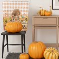 thumbnail image 5 of Fall Thanksgiving Chair Covers Set of 4 Pumpkins Squirrel Sunflower Buffalo Plaid Chair Back Covers Stretch Removable Washable Slipcovers Protector for Dining Room Kitchen Party Decor, 5 of 5
