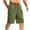 #Army Green, variant on DPTALR Men's Solid Color Fitness Running Shorts Zipper Pocket Elastic Waist Quick-Dry Athletic Shorts,Red,Big and Tall Men M