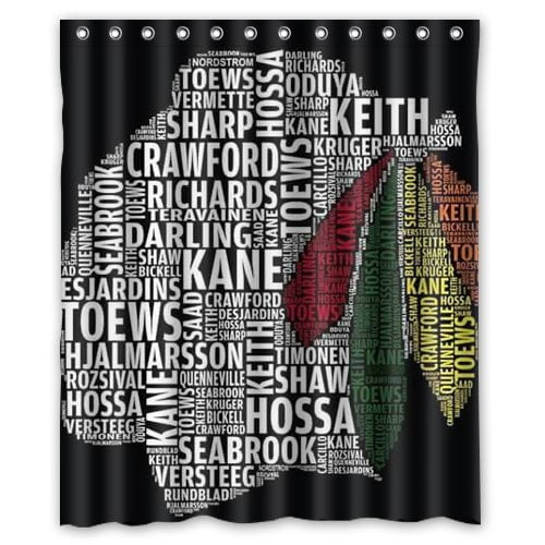 Blackhawks Shower Curtain Home The Honoroak