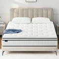 Full Mattress, Molblly 12 Inch Hybrid Mattress in A Box ,Innerspring