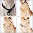thumbnail image 3 of Collar de cadena para perro Greeniant acero titanio 18 pulgadas, 3 of 6