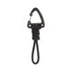 thumbnail image 1 of Clip de gancho para cordón trenzado de cuerda de paraguas de 7 núcleos para hombres y mujeres (triángulo negro), 10 Uds., 1 of 9