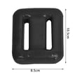 thumbnail image 4 of Peso de Buceo de 1000G, de Buceo, de Cinturón de Buceo Antideslizantes para Esnórquel , negro DYNWAVEMX Peso de buceo, 4 of 4