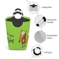 thumbnail image 4 of KLL Drink Coffee And Do Good Laundry Hamper,Large Canvas Fabric Lightweight Storage Basket Toy Organizer Dirty Clothes Collapsible Waterproof, 4 of 6