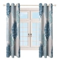 thumbnail image 4 of Marine Coral 2pcs Blackout Curtains For Living Room Bedroom Grommet Top Window Set for Left And Right Biparting Open, 4 of 6