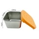 thumbnail image 3 of Cajas reutilizables de snacks de 6 oz para snacks de 3 paquetes de acero inoxidable con tapas de silicona, impermeables de 6 oz para viajes a la oficina y empaquetado de almuerzos, 3 of 6