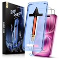 thumbnail image 1 of Protector de pantalla MAGIC JOHN de cristal templado para iPhone 16 Plus, 1 of 6