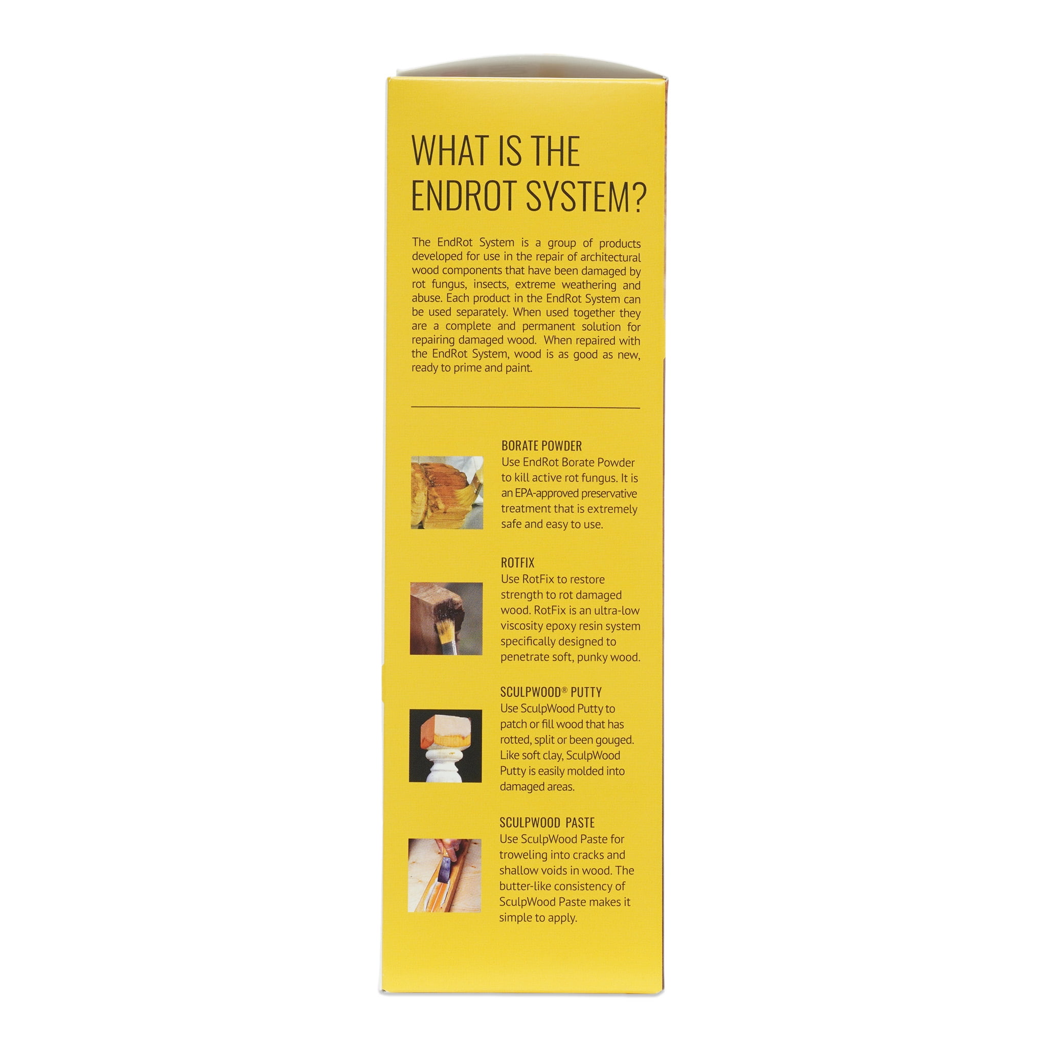 System Three Rot Fix Epoxy Wood Sealer, 1.5-Pint Kit