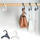 thumbnail image 1 of Fiudx Ofertas Relámpago Percha Para Ropa, Capacidad De Carga De 3 Kg, organizadores De Armario Que Ahorran Espacio Y Gancho Para Almacenamiento De Bolsas, Bolso Multifuncional, Bolsa Cruzada, Percha, 1 of 2