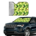 thumbnail image 4 of Disketp Windshield Sun Shade, Car Sun Shade For Front Window Kiwi And Avocado Sunshades Sun Visor Protector Blocks Uv Rays Foldable, 4 of 9