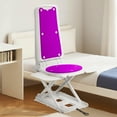 thumbnail image 5 of Electric bath chairs for seniors,Electric Height Adjustable,Swivel 360º,Supports up to 308 lbs,Gifts for elders(Purple), 5 of 11