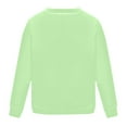 thumbnail image 5 of Birdeem Mode Femmes Décontracté Uni Manches Longues Chandail Chandail en Molleton Blouse Tops, 5 of 5