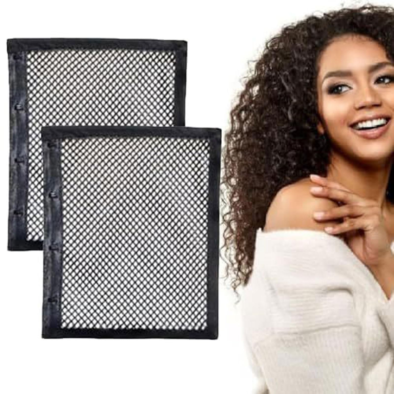 MODANU Length N Lock Hair Stretcher, Length and Lock Hair Stretcher for Curly Hair, Curly Hair Net Stretcher Mesh, Mesh Ringlets for Curly Hair, Hair Drying Stretcher Tool for Women and Girls