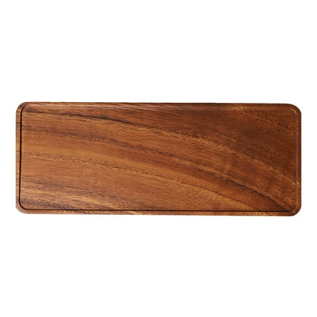 

Acacia Wooden Tray Solid Wood Wooden Afternoon Tea Tray Fruit Tray Coffee Shop Simple Snack Tray