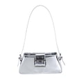 thumbnail image 4 of Bolso de hombro para mujer, bolso de mano para mujer, bolso de hombro de verano, bolso de viaje con cremallera, bolso de mano Plata, 4 of 9