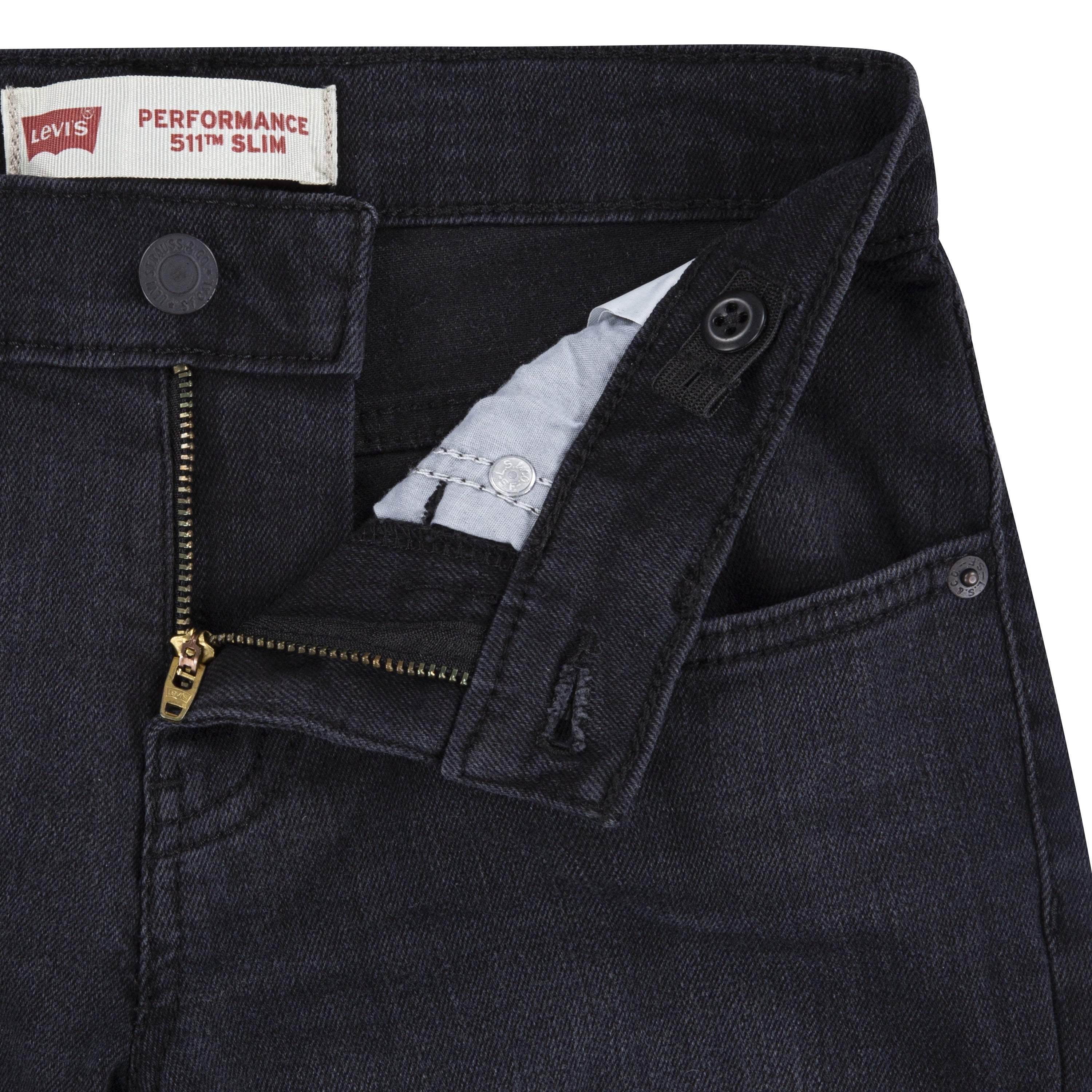 Levi Boys 511 Slim Fit Performance Denim Jeans, Sizes 8-20