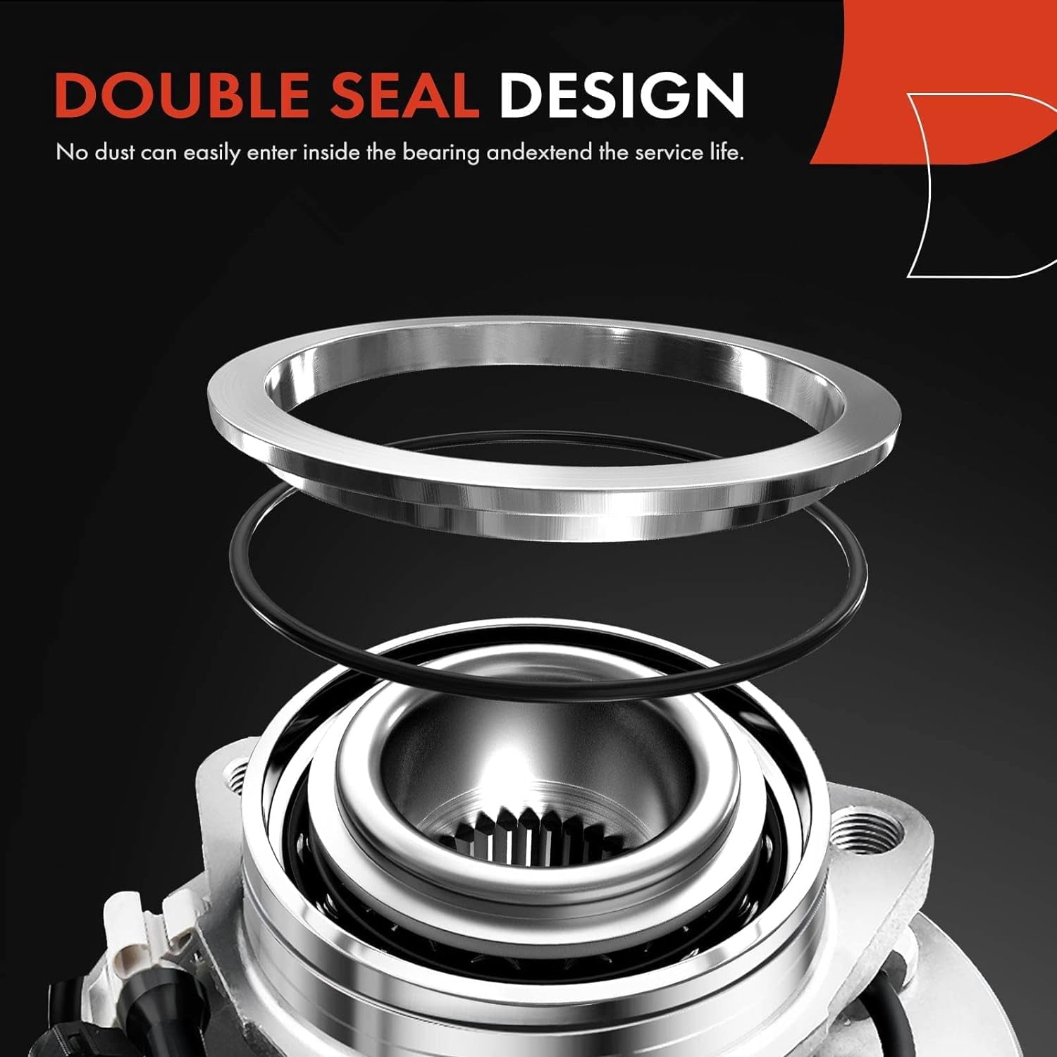 A-Premium Wheel Hub And Bearing Assembly Compatible With Buick - View #3
