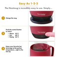thumbnail image 4 of Taza de café Nextmug con temperatura controlada, autocalentable, 400 ml, 4 of 7