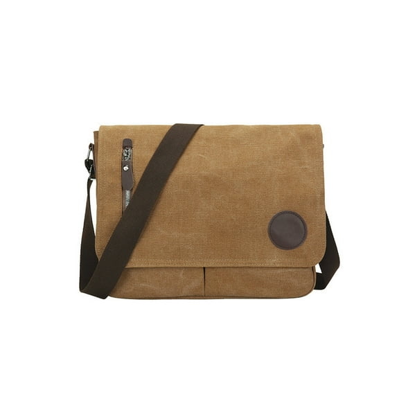 GASTROPOD Canvas Messenger Bag,Washable Laptop Bag for Work and Travel,Versatile Multi-Compartment Crossbody Bag for Men and Women