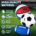 thumbnail image 3 of Set de pelotas deportivas Sratte Soccer Basketball con bomba, 3 of 7