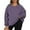 Purple, variant on Horkkom Oversized Sweatshirt for Women Plus Size Loose Crew Neck Sweatshirts Warm Corduroy Pullover Sweatshirts Brown XL