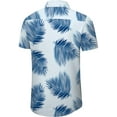 thumbnail image 7 of Aiyino Men's Hawaiian Shirt Short Sleeves Printed Button Down Summer Beach Dress Shirts, 7 of 7