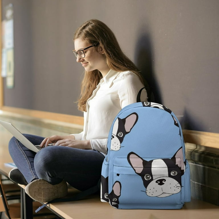 LAKIMCT Cute Cartoon Dog Backpack Adult Travel Schoolbag for Women Men Kids College Bookbag for Boys Girls Walmart