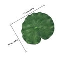 thumbnail image 2 of unbranded 12Ud Faux Lotus-Leaves Adorno Para Jardín Y Con Hojas Simuladas Realistas, 2 of 8
