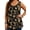 Black Flower, variant on Women's Summer Ditsy Floral BohoTank Top Plus Size Round Neck Loose Fit Casual Sleeveless Shirt with Pockets 1X-5X