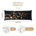 thumbnail image 2 of Elegant Golden Blue Ornaments Body Pillow Cover Body Pillow Cases with Zipper Soft Breathable Smooth Skin Friendly Long Pillow Case 20x5 inches, 1Pcs, 2 of 5