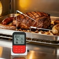 thumbnail image 3 of Digital Meat Thermometer with 2 Temperature Probes, Food Thermometer with Colored LCD for Kitchen Silver Handle Probe, 3 of 6