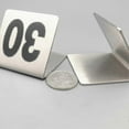 thumbnail image 4 of 25 Pcs Stainless Steel Table Numbers Stable Base Multipurpose Number Sign For Restaurant Hotel Cafe Guanguan 76 to 100, 4 of 4