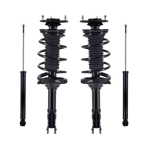 Set of 4 Front Quick Complete Strut-Coil Spring-Rear Shock For 2000-2005 Toyota Echo