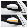 thumbnail image 3 of Car Rear View Mirror Stickers Decor Car Body Sticker Vinyl 4pcs (Yellow), 3 of 6
