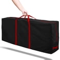 thumbnail image 4 of Dainzusyful Ornament Storage Christmas Ornament Storage Christmas Trees Durable Reinforced Carry Handles Zippered Storage Containers Xmas Tree Bag Christmas Tree Bag Organization And Storage Black, 4 of 8