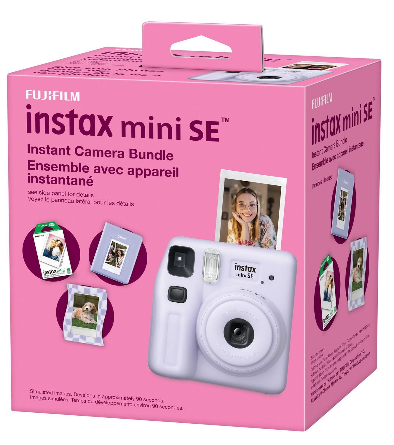 INSTAX MINI SE Instax Camera Bundle, Purple - Walmart.ca