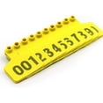 thumbnail image 3 of Farm 100 Sets Cattle Ear Tags Tpu Material Cow Ear Tag With Number 001-100 (blue), 3 of 5