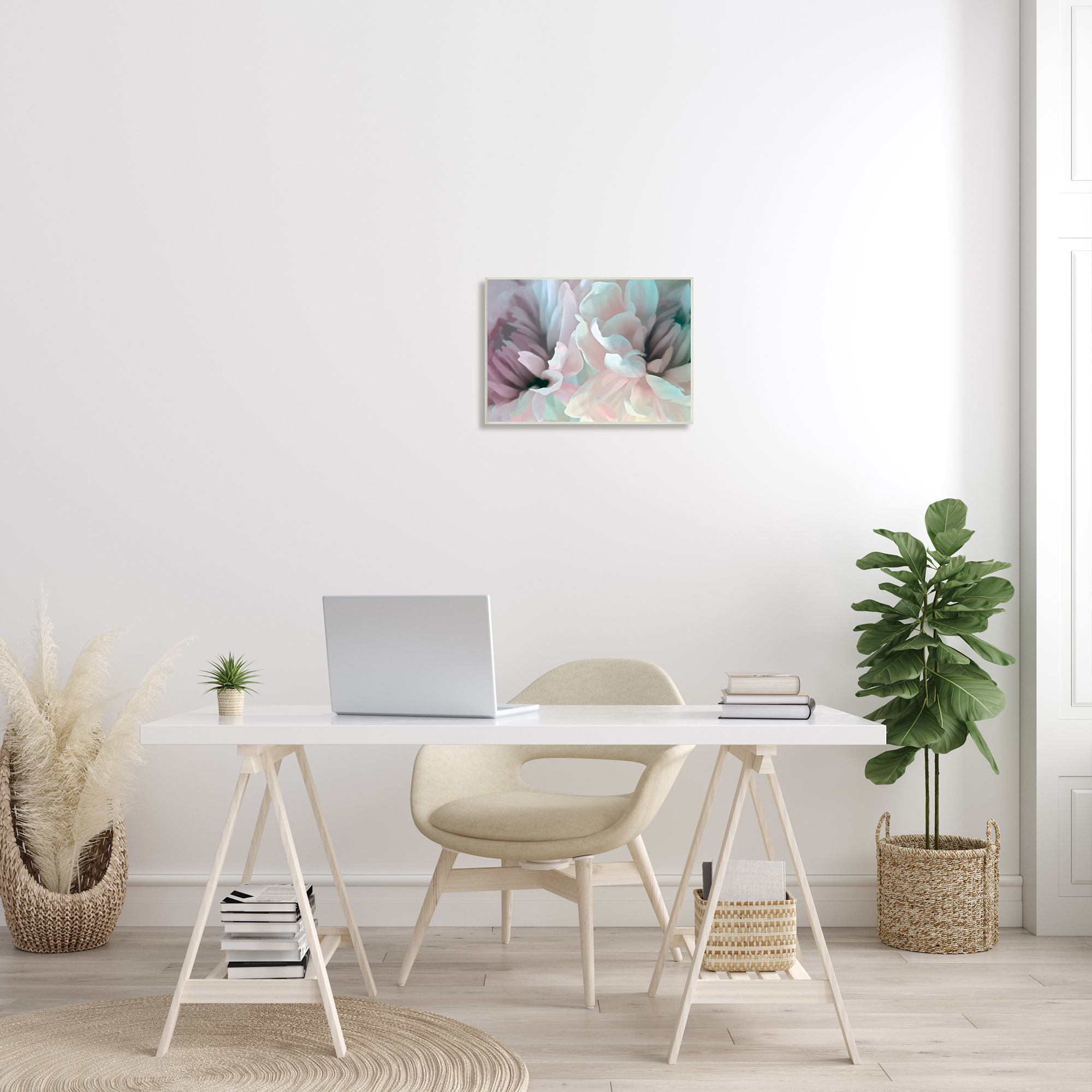 Stupell Industries Full Bloom Floral Petals Alluring Spring Flower, 13 x 19, Designed by David Pollard