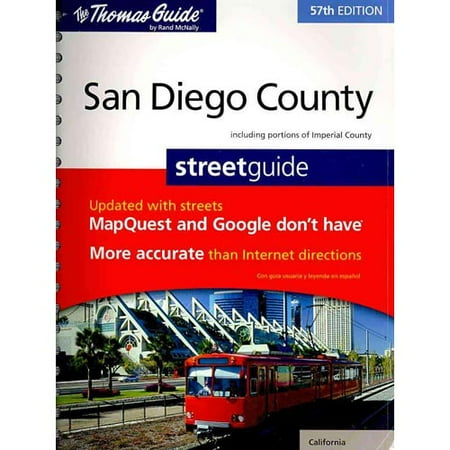 The Thomas Guide San Diego County Street Guide - Walmart.com