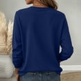 thumbnail image 4 of NominalSnugWomen Tops Long Sleeve Blouses Dressy Casual Crewneck Pleated Tunic Shirts 2026 Loose Fashion Clothes, 4 of 8