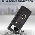 thumbnail image 7 of ShellTech Case for Google Pixel 8,Magnetic Leather Card Holder Wallet RFID-Blocking Case Shockproof TPU Ring Holder Kicsktand Cover with Wrist Strap,Black, 7 of 7