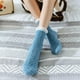 thumbnail image 4 of Calcetines deportivos súper suaves para mujer Baoblaze Calcetines informales de invierno térmicos cómodos Azul, 4 of 8