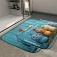 thumbnail image 2 of 1pc The Angry Birds Absorbent Non-Slip Bathroom Thickened Flannel Rug Decor,Soft,Quick Drying,Suitable For Indoor/outdoor Use,Bathrooms,Bedrooms,Kitchens,Terrace,Laundry Rooms,16"x24", 2 of 9