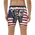 thumbnail image 2 of Men's Boxer Briefs, Home Of The Free Because Of The Brave Soft and Breathable Mens Underwear Boxer Briefs With Widen Waist, 2 of 5