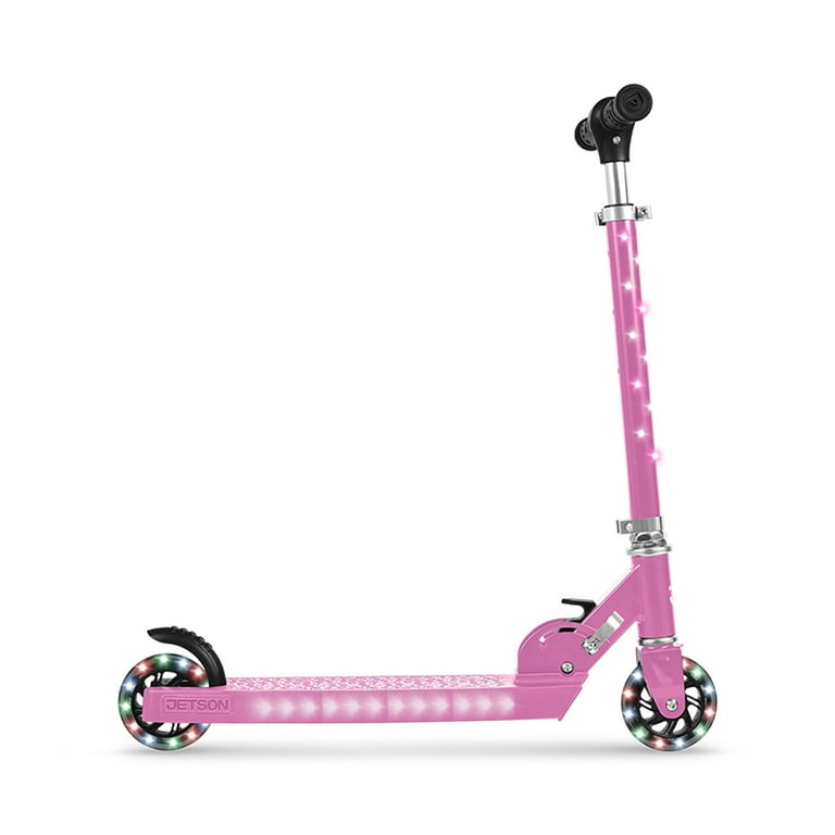 Jetson Jupiter Kick Scooter with LED Lights & Height Adjustable