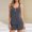 Sky Blue, variant on Dianli PJs Loungewear Tank Top With Pockets And Drawstring Shorts Pajama Set Thin Loose Breathable Soft Fabric Adjustable Waist Casual Homewear Comfortable Sleepwear Nightwear